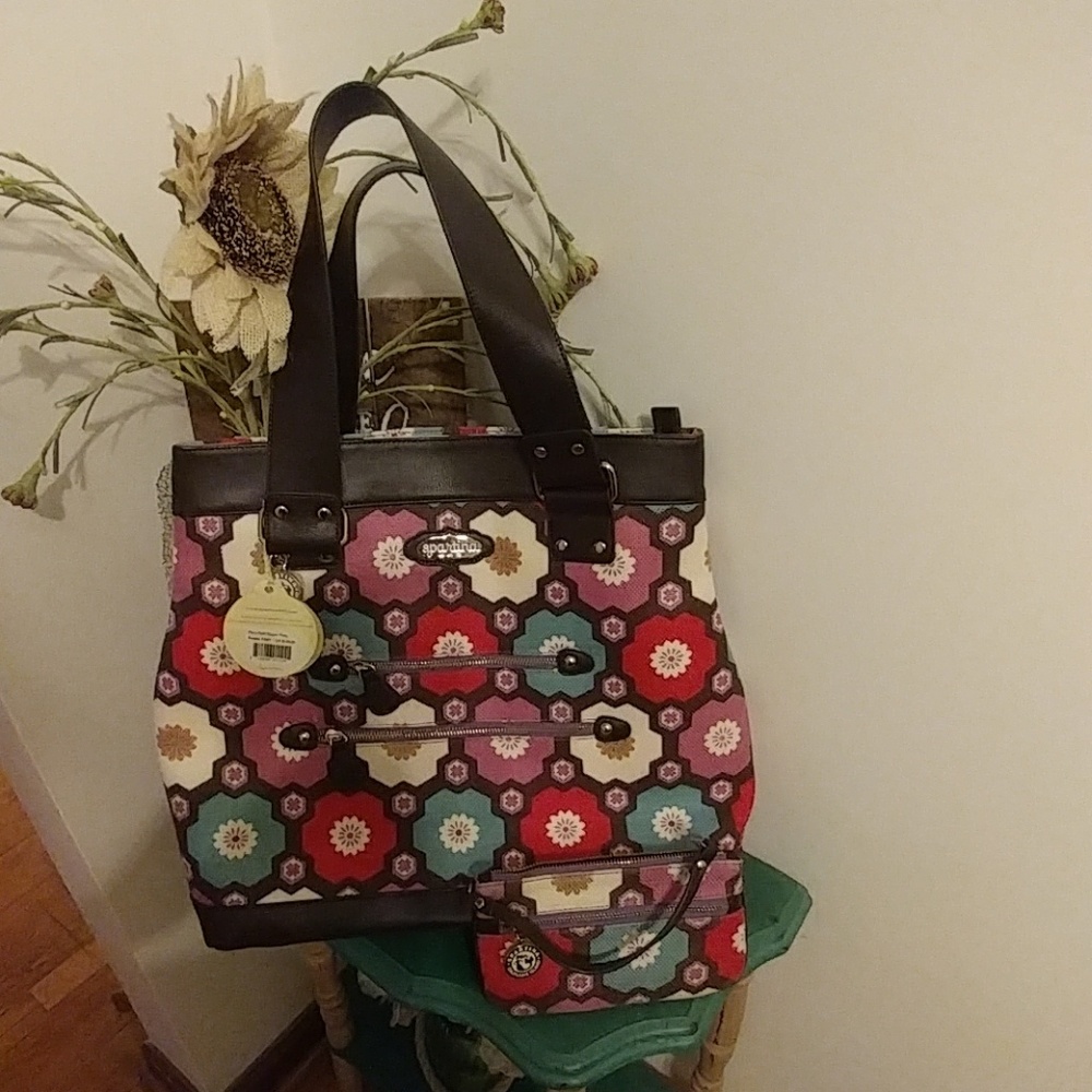 Spartina Tote w/ wristlet